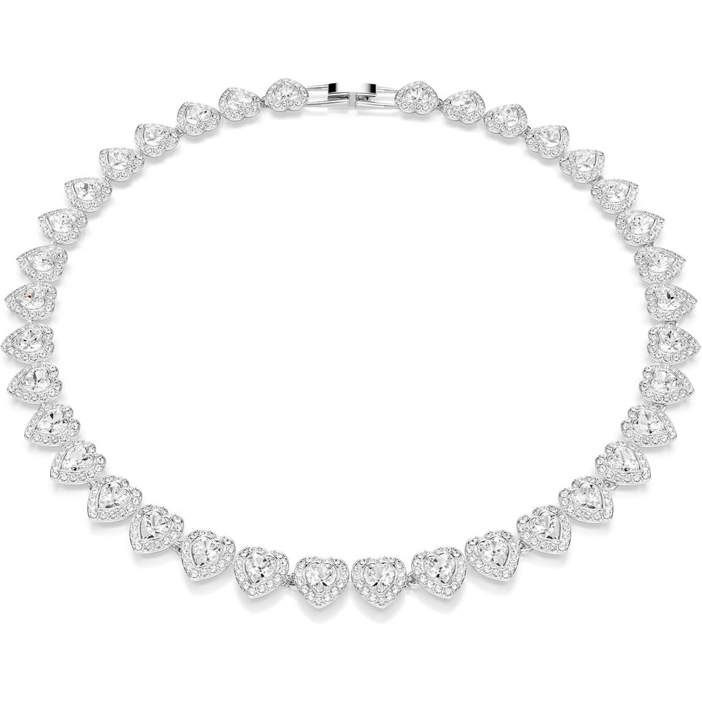 Swarovski Ariana Grande Collection, Clear Crystal & Pearls, Rhodium Finish, Necklaces, Earrings and Bracelets