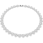 Swarovski Ariana Grande Collection, Clear Crystal & Pearls, Rhodium Finish, Necklaces, Earrings and Bracelets