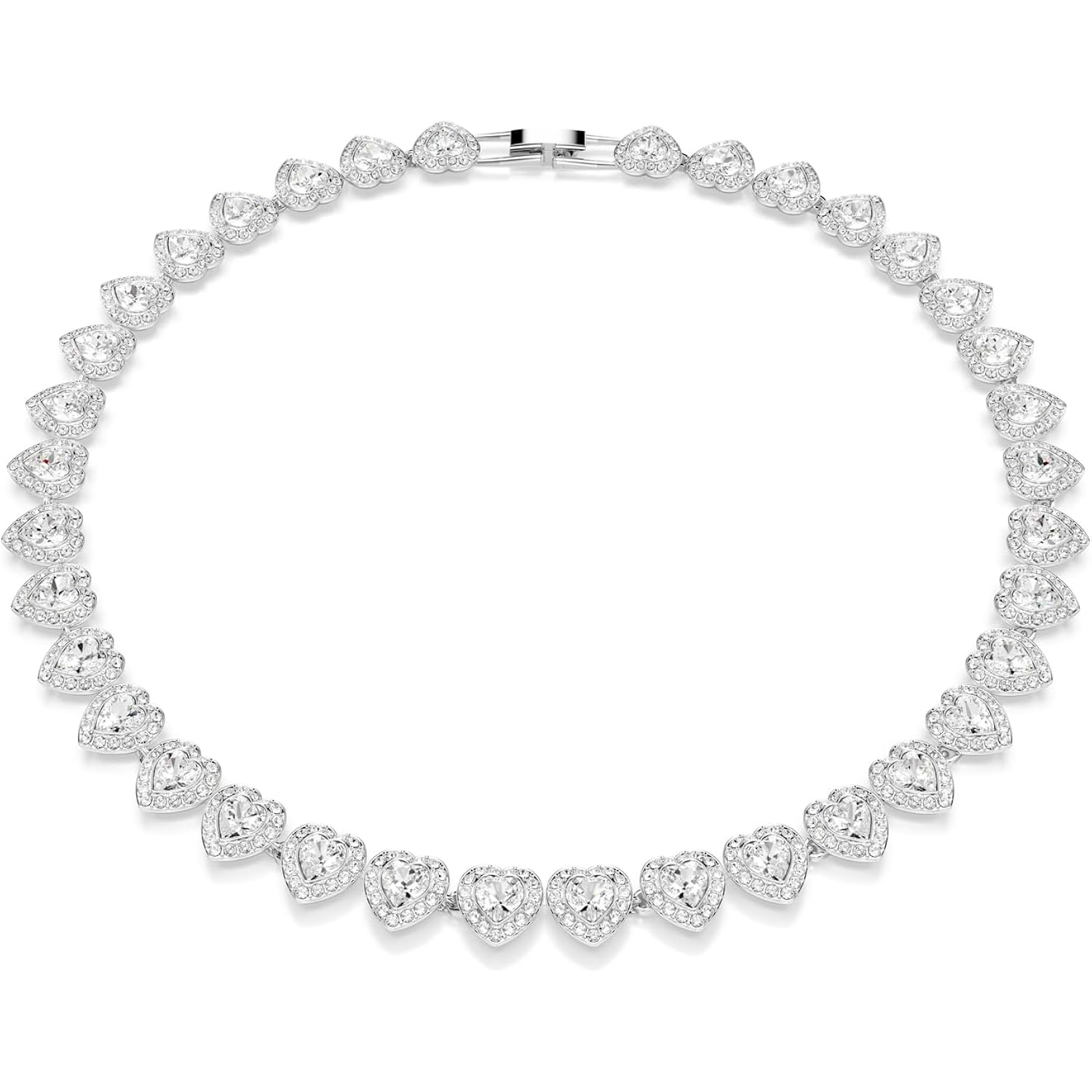 Swarovski Ariana Grande Collection, Clear Crystal & Pearls, Rhodium Finish, Necklaces, Earrings and Bracelets
