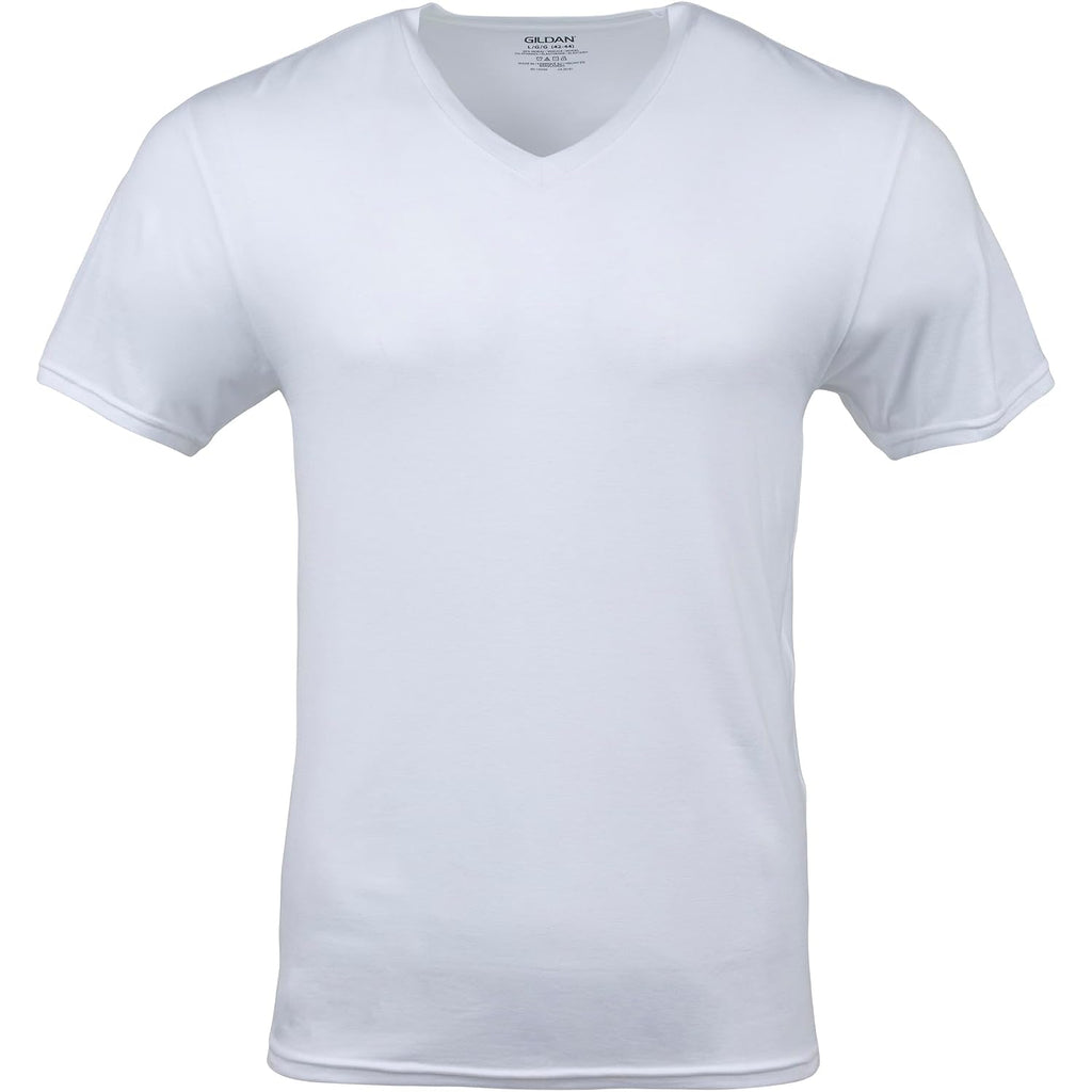 Gildan Men'S V-Neck T-Shirts, Multipack, Style G1103