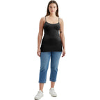 Women's Basic Casual Long Camisole Adjustable Strap Cami Layering Top