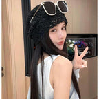 Crochet Hat For Women Cotton Slouchy Beanie Knitted Handmade Skull Cap For Travel Daily Wear