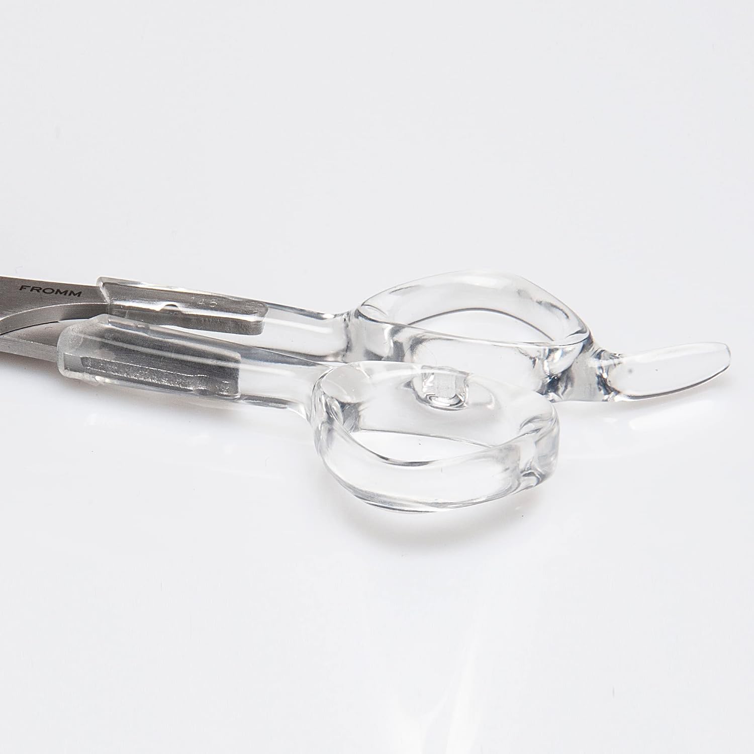 Fromm Professional Venture 5.75" 30-Tooth Easy Hair Thinning & Texturizing Shears In Clear & Matte Silver Japanese Steel Scissors With Beveled Blade For New Salon Stylist & Diy Home Use