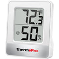 Temppro Tp49 Digital Hygrometer Indoor Thermometer | Humidity Meter Room Thermometer With Temperature And Humidity Monitor Mini Hygrometer (Previously Thermopro)
