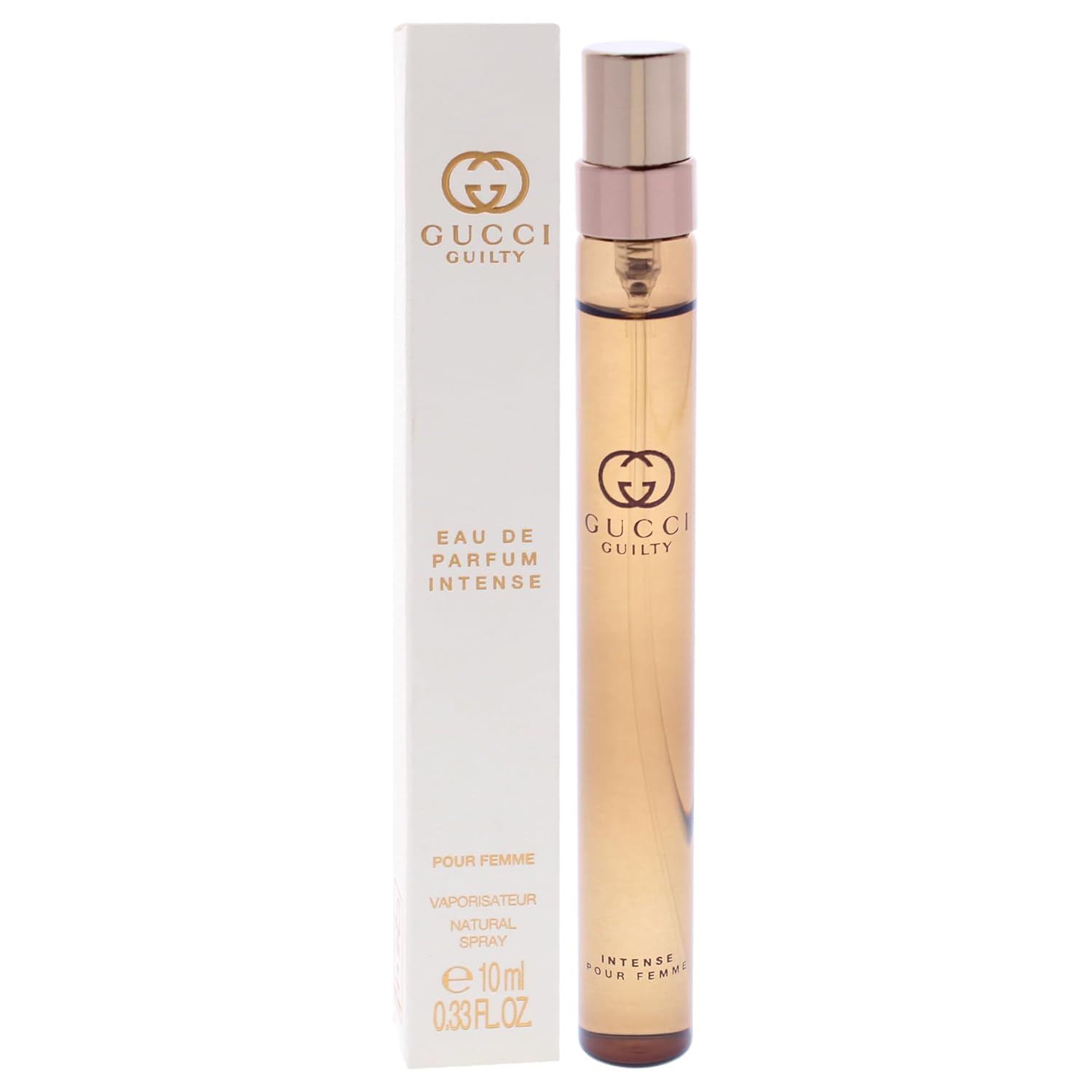 Gucci Guilty Pour Femme Intense Perfume for Women Mini EDP Travel Spray 0.33 Ounce