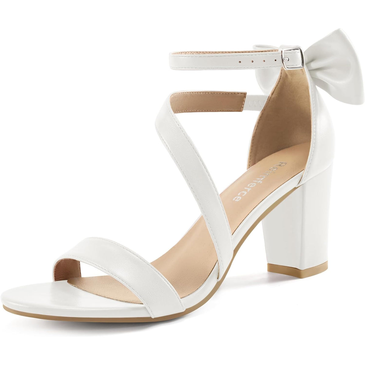 Reimferce Womens Comfortable Heels For Wedding: No Blisters & Sore Feet By 40% Better Shock Absorption During Wedding - 8-Hour Keeping Pain-Free For Brides & Bridesmaids