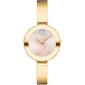 Movado Bold Bangles Women'S Watch - Swiss Quartz Movement, Stainless Steel Bangle, Adjustable - 3 Atm Water Resistance - Luxury Fashion Timepiece For Her - 28Mm
