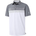 M Maelreg Golf Shirts For Men Dry Fit Performance Chest Print Color Block Moisture Wicking Casual Short Sleeve Polo Shirts