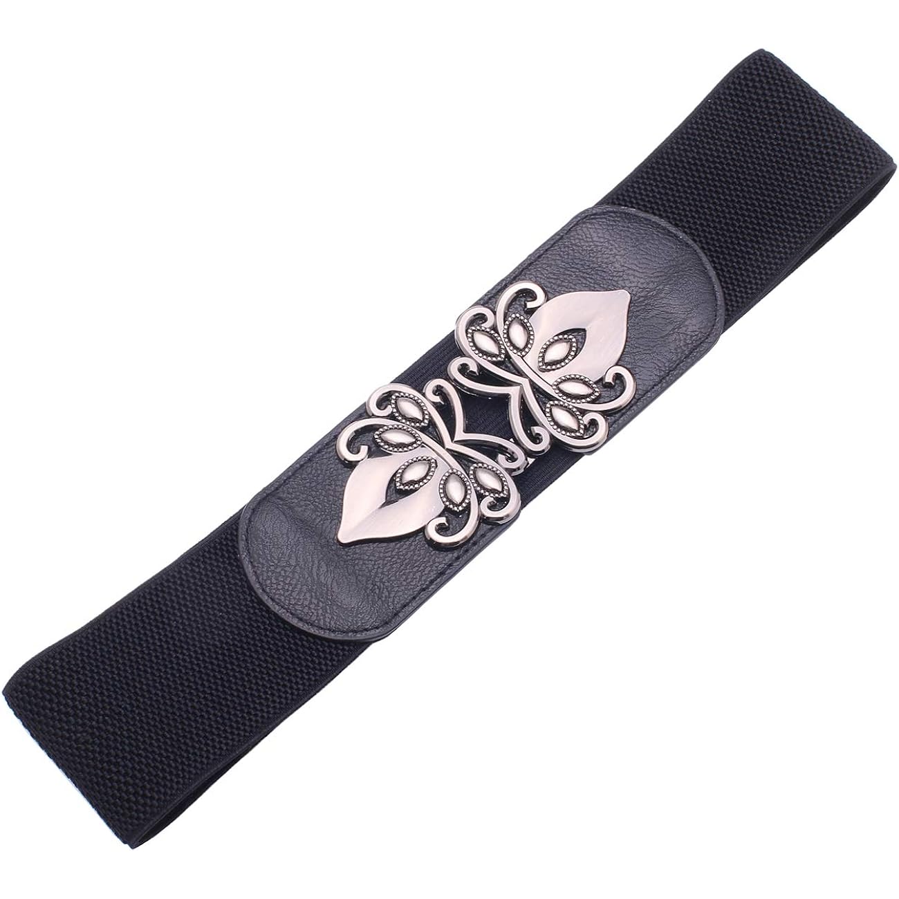 Womens Vintage Wide Elastic Stretch Waist Belt Retro Cinch Belt