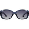 SOJOS Vintage Square Sunglasses for Women Polarized UV Protection Havana Frame SJ2111 Transparent Blue