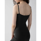Pumiey Women'S Soft Lounge Long Slip Dress Sexy Sleeveless Backless Bodycon Maxi Dresses For Women