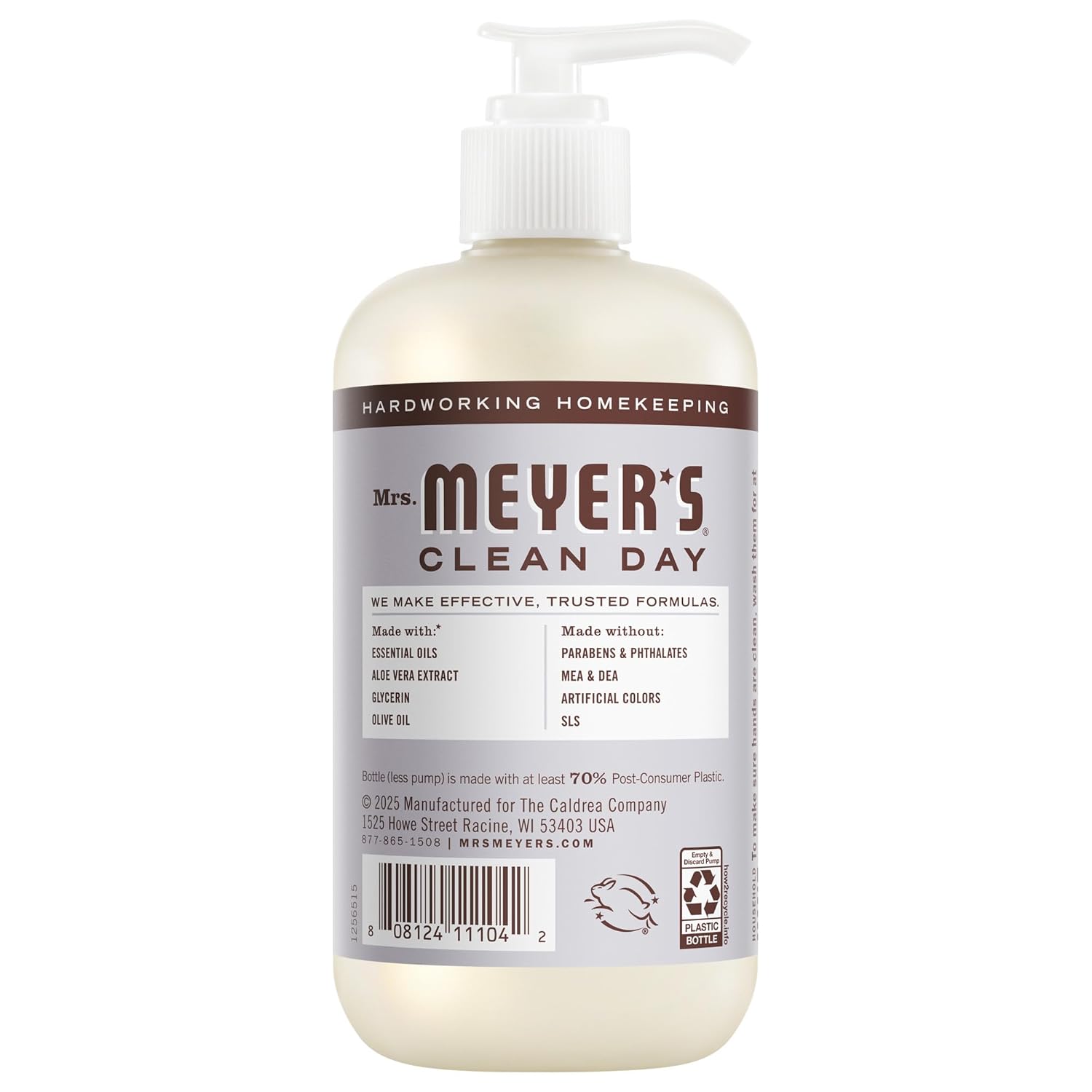 MRS. MEYER'S CLEAN DAY Hand Soap, Lavender Scent, 12.5 Fl Oz Bottle - 3 Pack