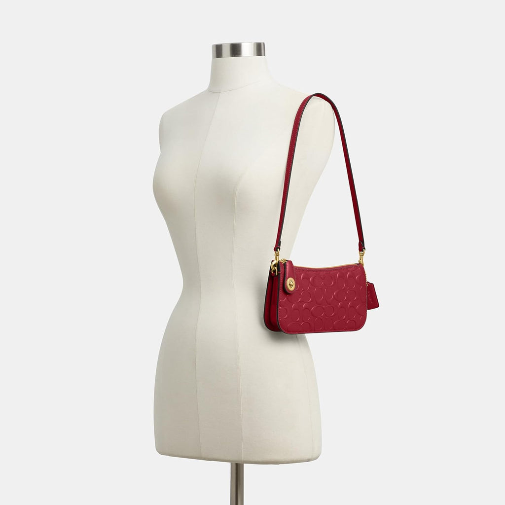 Coach Women's Patent Signature Leather Penn