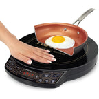 Nuwave Gold Precision Induction Cooktop, Portable, Powerful With Large 8” Heating Coil,100°F To 575°F, 3 Wattage Settings, 12” Heat-Resistant Cooking Surface