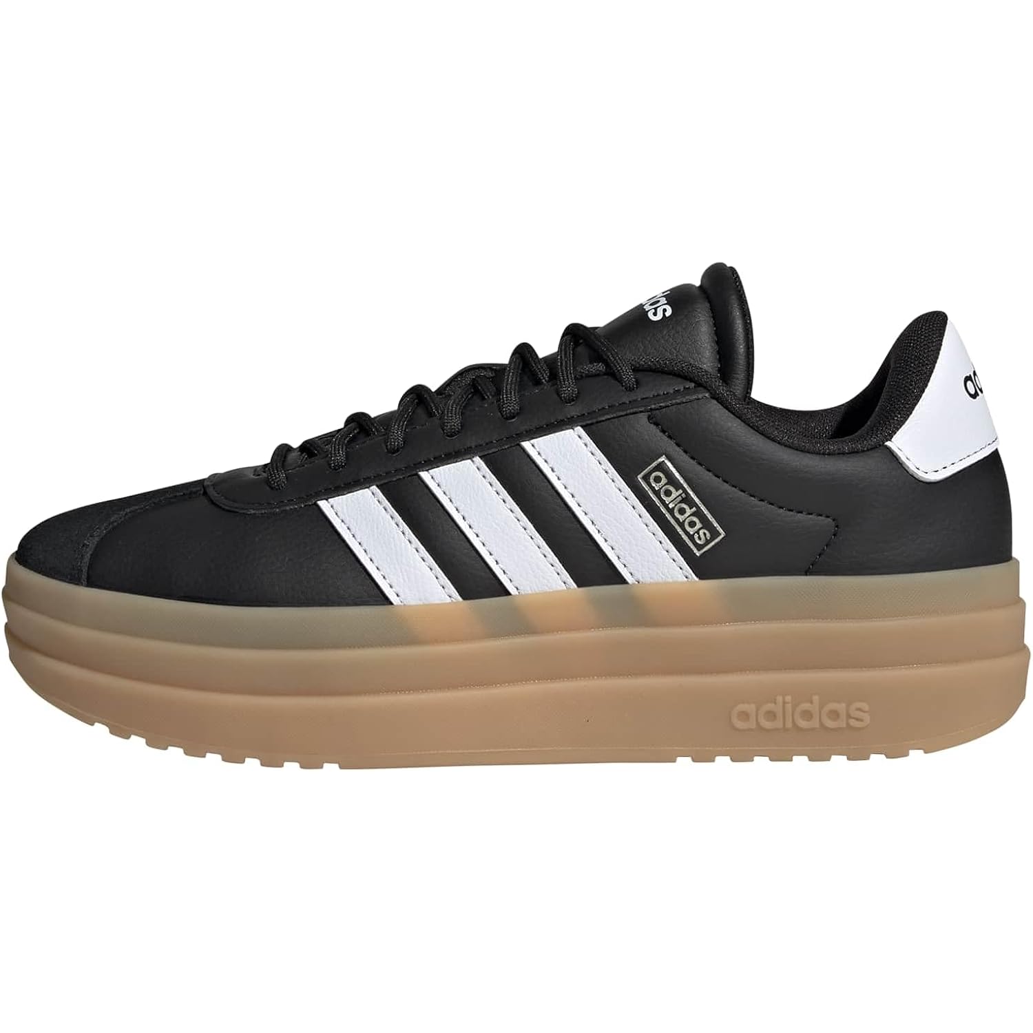 Adidas Women'S Vl Court Bold, Black/White/Cyber Metallic, 8