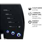 Keurig K-Classic Single Serve K-Cup Pod Coffee Maker, with 3 Brew Sizes, 48oz Removable Reservoir, Black