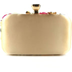 Women Clutches Flower Evening Handbag Chain Strap Shoulder Bag