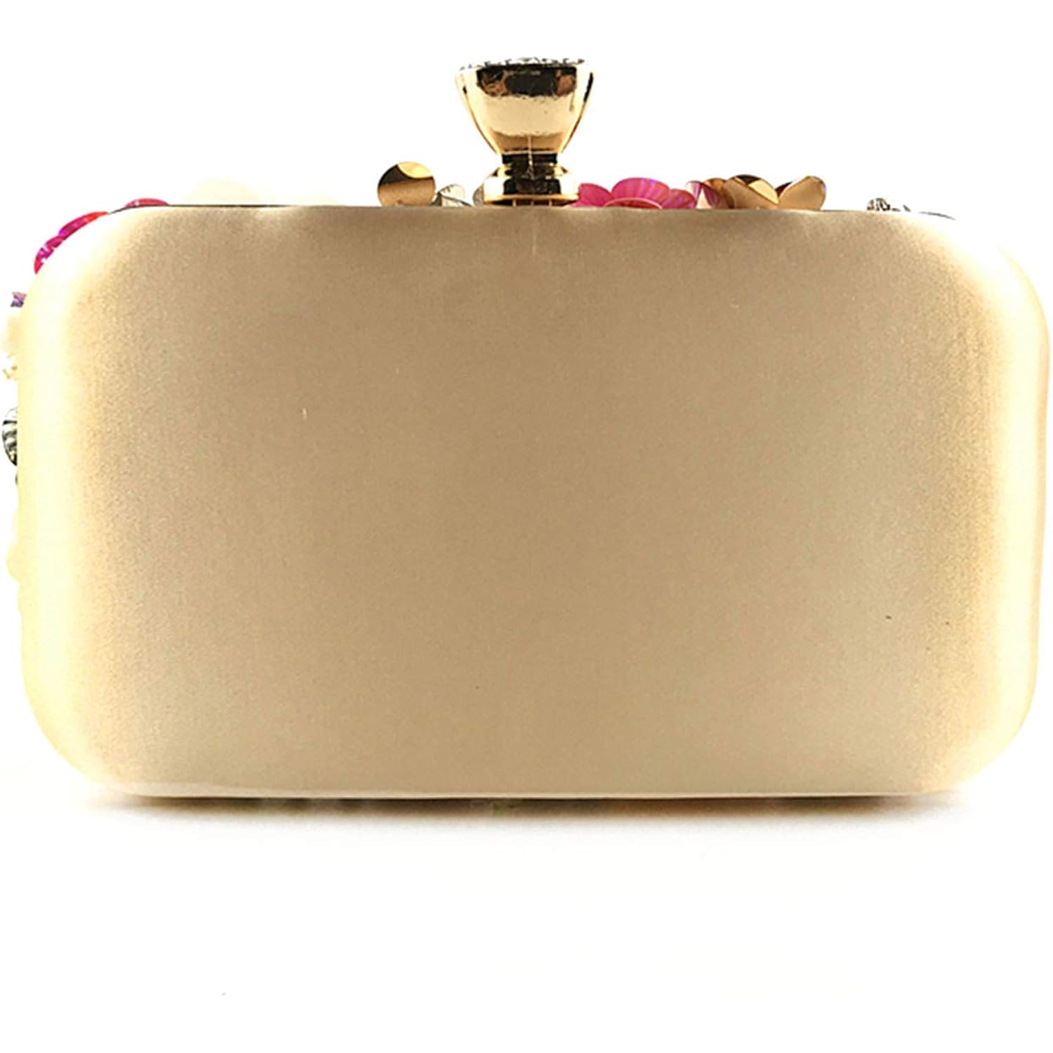 Women Clutches Flower Evening Handbag Chain Strap Shoulder Bag