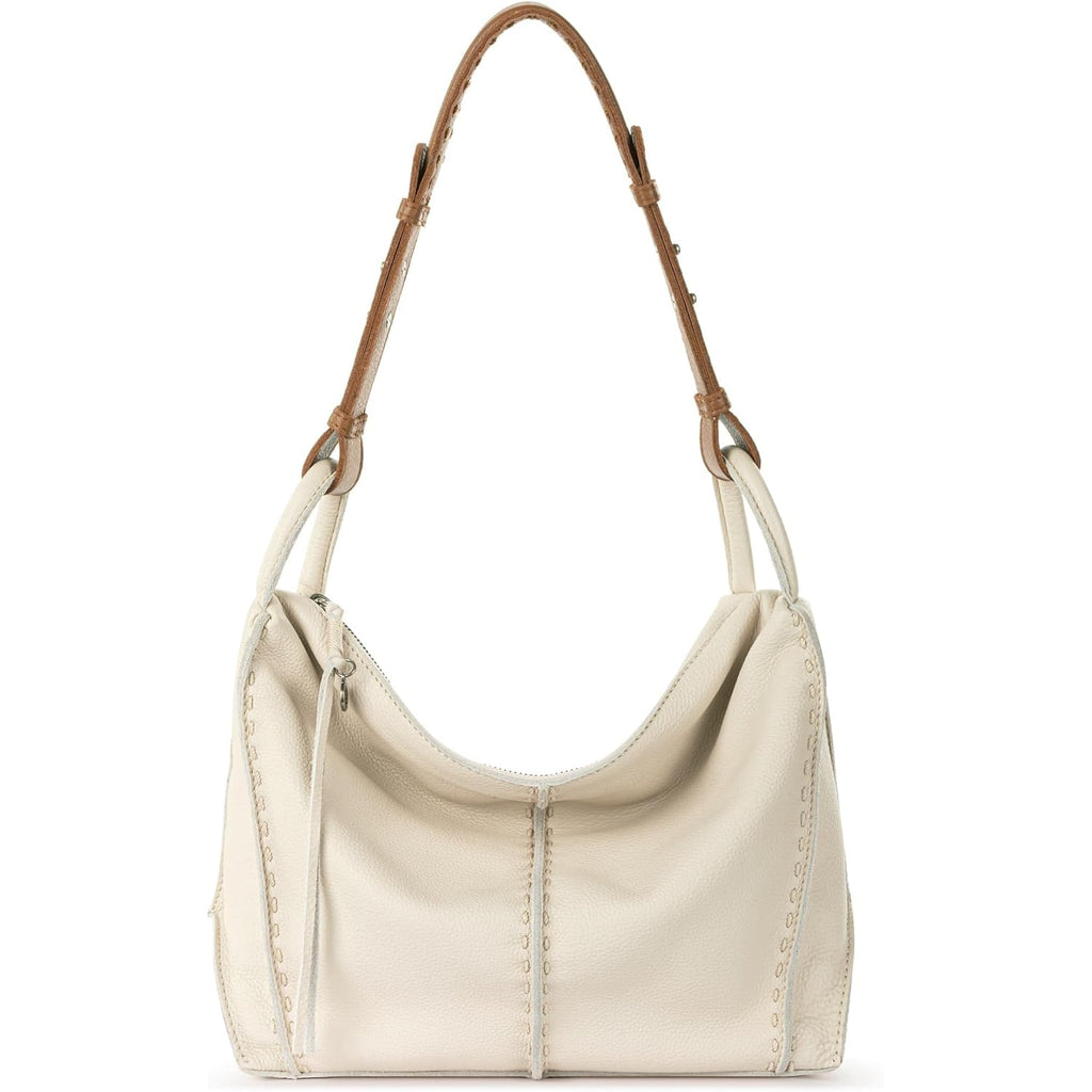 The Sak Los Feliz Hobo Purse - Premium Large Leather Women's Handbag for Everyday & Travel - Durable Purse With Zipper Pocket