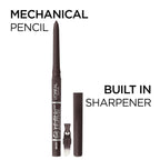 L'Oreal Paris Makeup Infallible Never Fail Original Mechanical Pencil Eyeliner With Built In Sharpener, Black Brown, 0.008 Oz., 1 Count