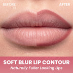 Colorgram Nude Blur Lip Pencil 03 Geek Rose | Soft Blurring Lip Liner For Seamless Overlining & Naturally Plumped Lips | Korean Lip Makeup