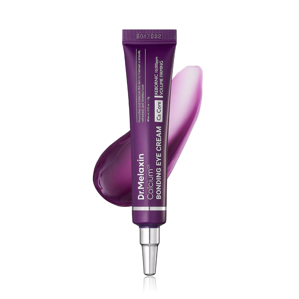 Dr.Melaxin Calcium Bonding Eye Cream With Peptides & Rebornic, Firming Eye Treatment For Wrinkles & Puffy Eyes, Elastin For Dark Circles & Hydrating Care, 0.51 Fl.Oz