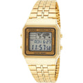 Casio A500Wga-9D Men'S Vintage Collection Gold Tone Alarm Chronograph World Time Digital Watch