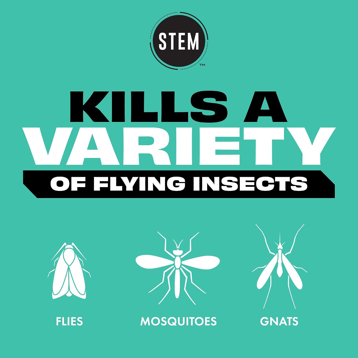 Stem Kills Flies, Mosquitoes And Gnats: Plant-Based Active Ingredient Bug Spray, Botanical Insecticide For Indoor And Outdoor Use; 10 Fl Oz (Pack Of 1)
