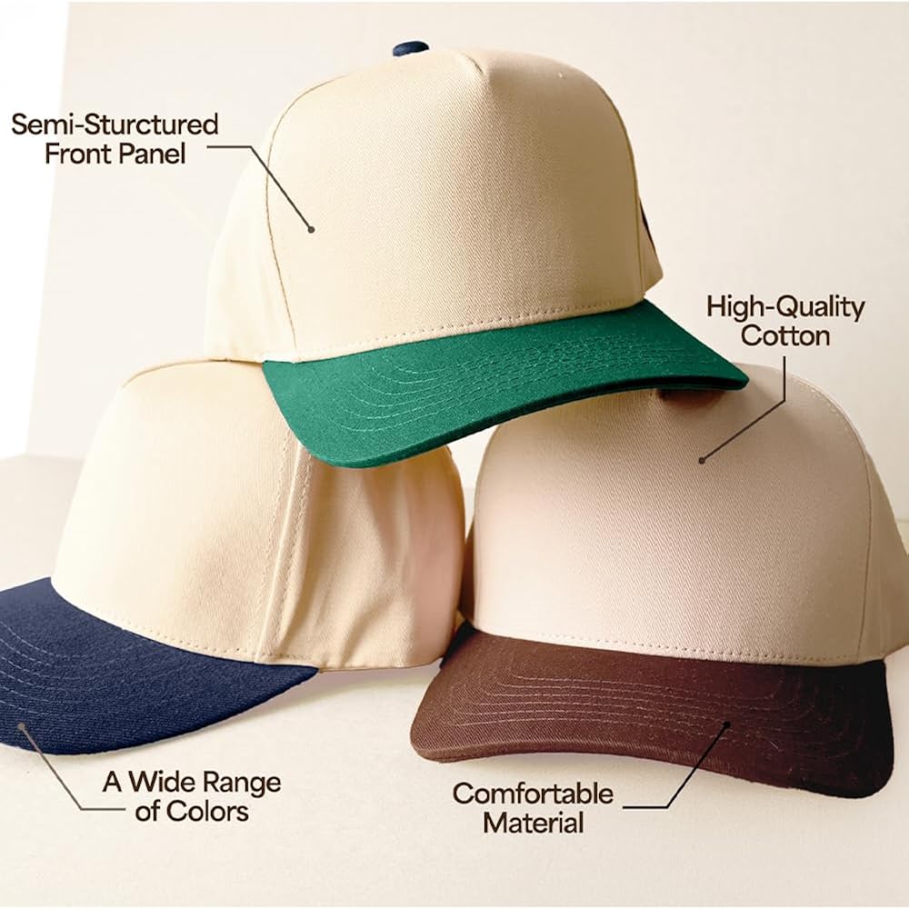 C.C® Beige Two Tone Canvas/Corduroy Snapback Trucker Hat For Unisex