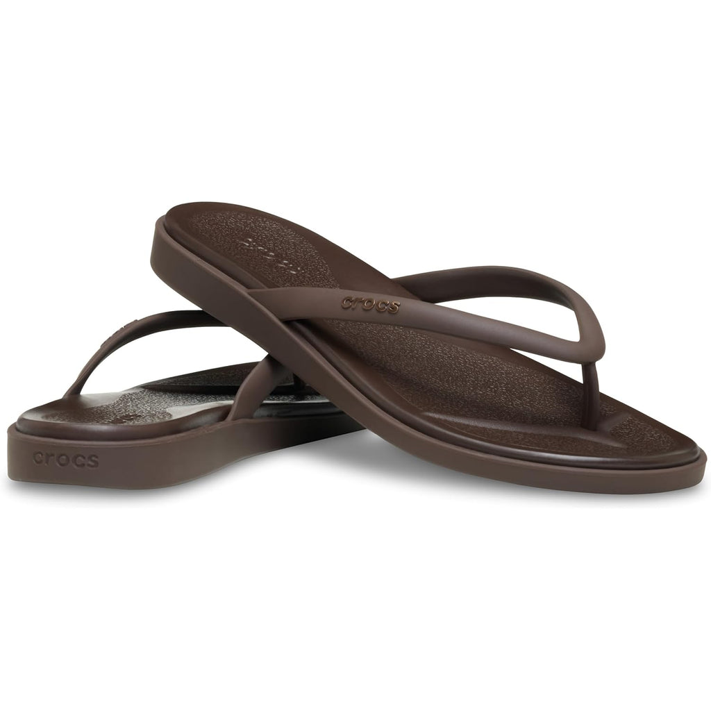 Crocs Women'S Miami Round Toe Flip Flops | Flexible Straps | 360 Degree Comfort | Croslite Foam Footbed