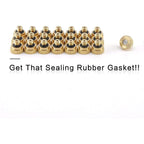 50Pcs Brass Mister Nozzles, 0.012" Misting Tips For Outdoor Cooling | 0.3Mm Orifice, 10/24 Unc Thread, Replacement Heads For Patio Misting System, High Pressure Water Mister Parts