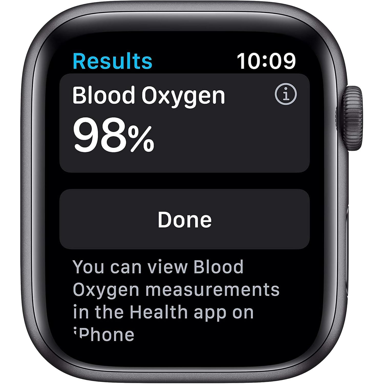Apple Watch Series 6 (Gps, 44Mm) - Space Gray Aluminum Case With Black Sport Band (Renewed)