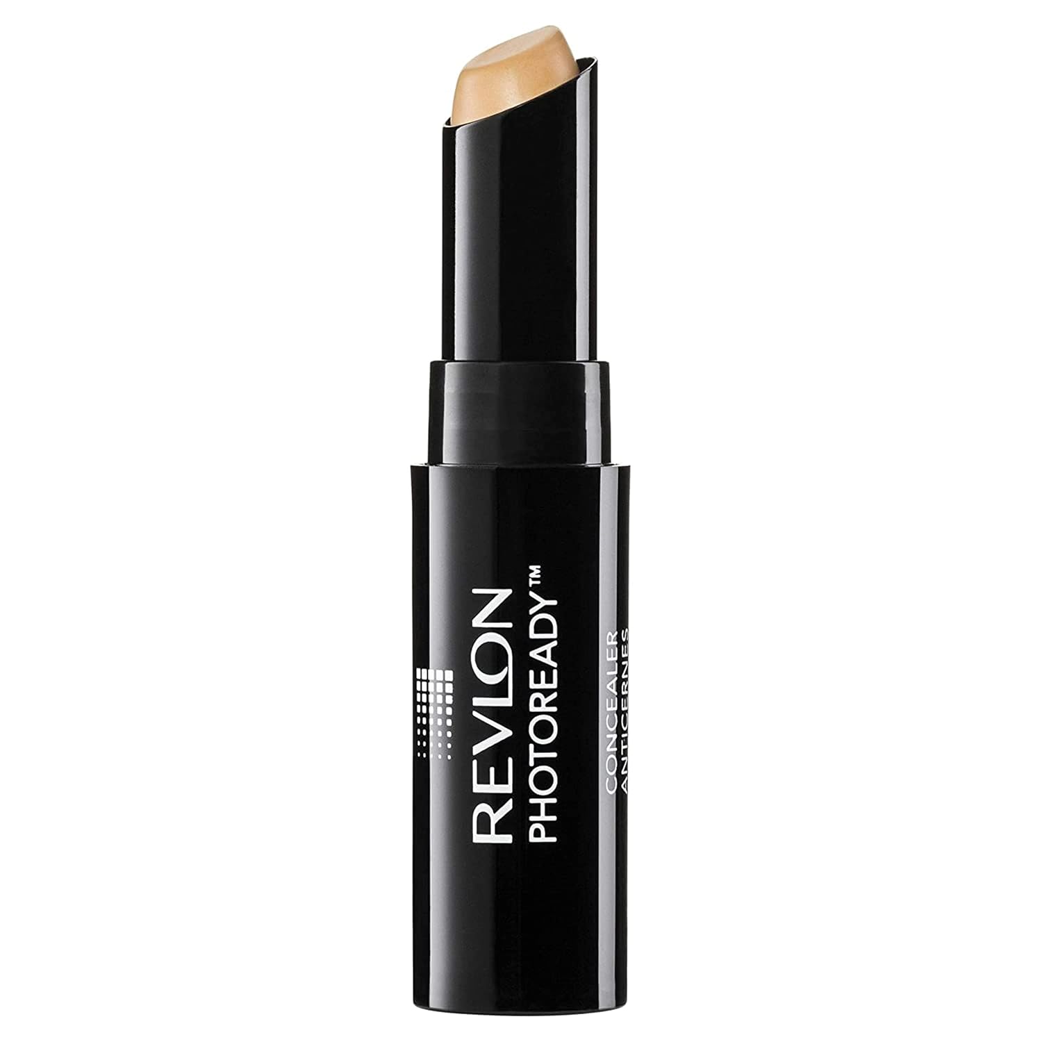 Revlon Concealer Stick, PhotoReady Face Makeup for All Skin Types, Longwear Medium- Full Coverage with Creamy Finish, Lightweight Formula, 004 Medium, 0.11 Oz