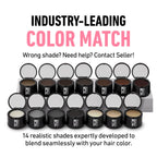 BOLDIFY Hairline Powder - Water-Resistant Root Touch Up Hair Color for Gray Coverage - 24-Hour Stain-Proof, Mess-Free Hair Powder for Thinning Hair - Dark Brown