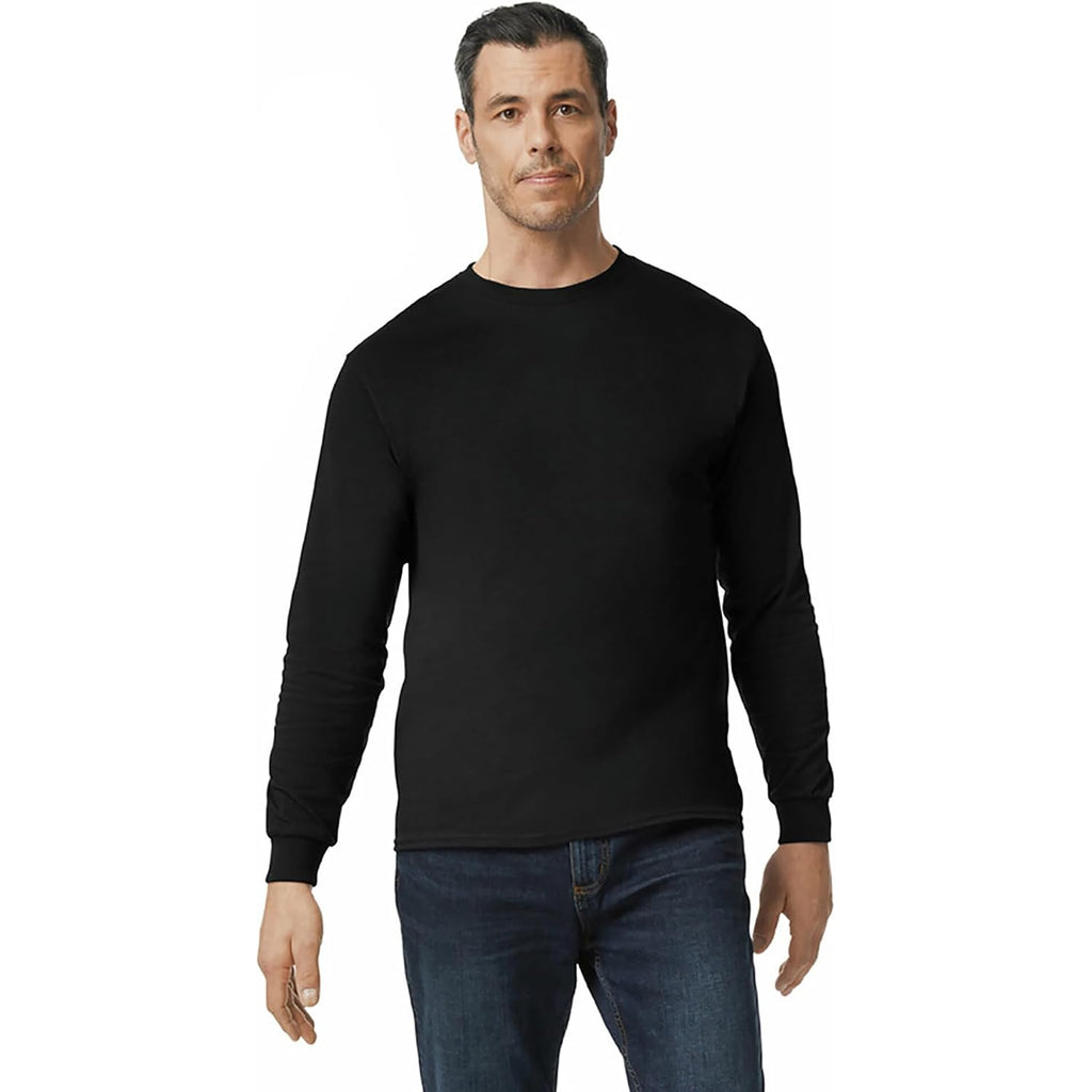 Gildan Adult Heavy Cotton Long Sleeve T-Shirt, Style G5400, 2-Pack