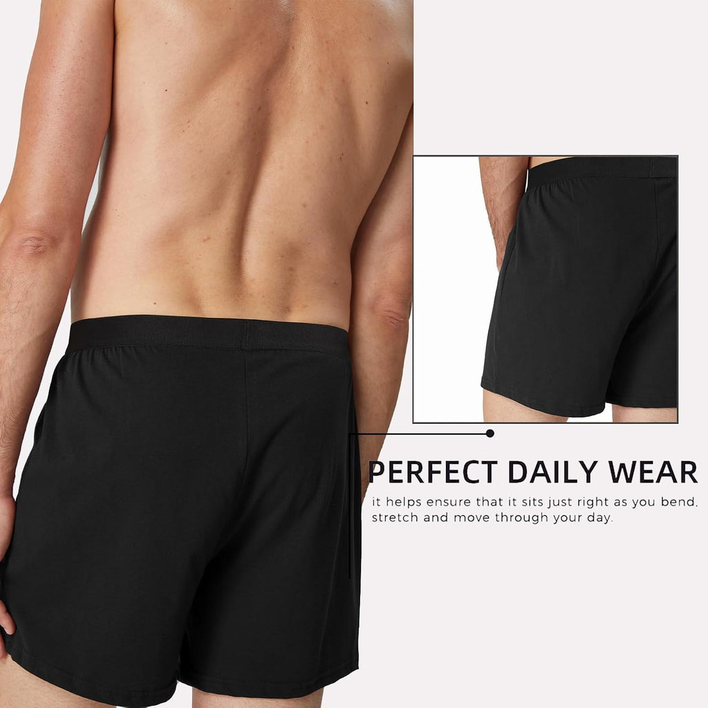 Underwear Mens Boxers Cotton Underwear For Men Boxer Shorts Knit