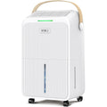 Knka 2500 Ft² Max 34 Pints Dehumidifier For Basement With Drain Hose, White | Dehumidifiers For Home, Bedroom, Bathroom, Large Room, Three Modes, Intelligent Humidity Control, Dry Clothes, 24Hr Timer