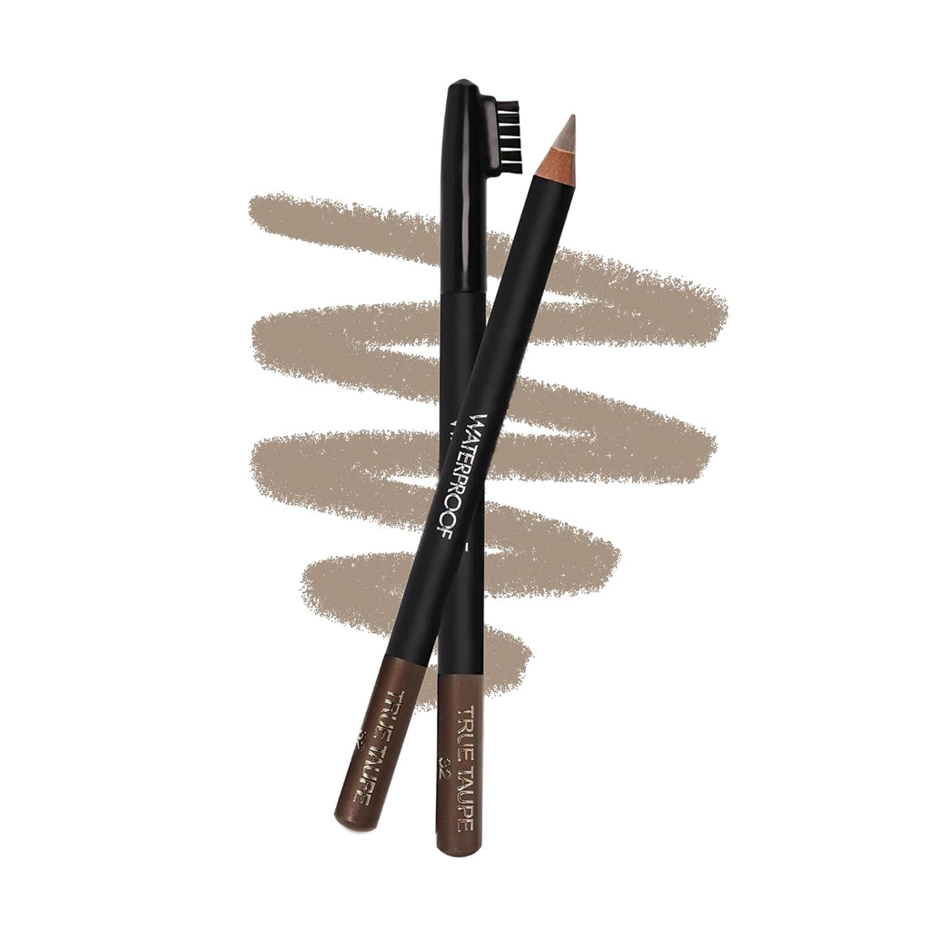Sorme Cosmetics Waterproof Eyebrow Pencil (True Taupe) | Natural Defining Brow Liner With Brush | Smudge-Proof & Waterproof Eyebrow Makeup | Nourishing Eye Brow Pencil For All Skin Types