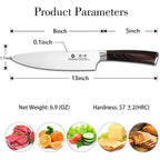imarku Japanese Chef Knife - Sharp Kitchen Knife 8 Inch Chef's Knives HC Steel Paring Knife, Unique Gifts for Men and Women, Gifts for Mom or Dad, Kitchen Gadgets with Gift Box, Fathers Gifts