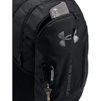 Under Armour Unisex-Adult Hustle 6.0 Backpack, (003) Black/Black/Black, One Size Fits Most