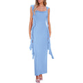 Prettygarden Women'S 2026 Summer Wedding Guest Dress Sleeveless Ruffle Formal Cocktail Party Maxi Bodycon Dresses