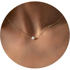 Pearl Necklaces for Women,14K Real Gold Plated Dainty Cute Pearl Necklace for Women Handmade Pearl Chain Necklace Everyday Jewelry Gift