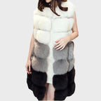 Lisa Colly Women Sleeveless Faux Fur Vest Winter Waistcoat | Women Faux Fur Long Vest, Sleeveless Waistcoat, Winter Faux Fur Coat, Fluffy Jacket