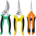 Garden Pruning Shears 3 Pack Gardening Shears Garden Scissors Stainless Steel Plant Flower Scissors Clippers Pruning Shears Tijeras De Jardinería