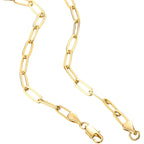 PAVOI 14K Gold Plated Curb Paperclip Box Sphere Bead Snake Herringbone and Figaro Chain Adjustable Necklace