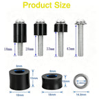 M8 Screws For Samsung Tv M8 X 45Mm Pitch 1.25Mm Tv Mounting Bolts Screws With 25Mm Long Spacers Work With Samsung 42“ 50" 55" 60" 65" 70" 75" 82" Tv
