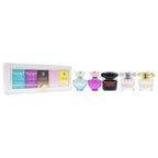 Versace Miniatures Collection For Women - 5 Pc Fragrance Gift Set | Iconic Luxury Perfumes | Travel-Friendly & Perfect For Gifting