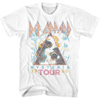 Def Leppard 1980s Heavy Hair Metal Band Rock & Roll Hysteria '88 Adult T-Shirt White