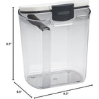 Prokeeper Flour Storage Container, 4-Quart Capacity, Includes Leveling Bar For Mess-Free Measuring