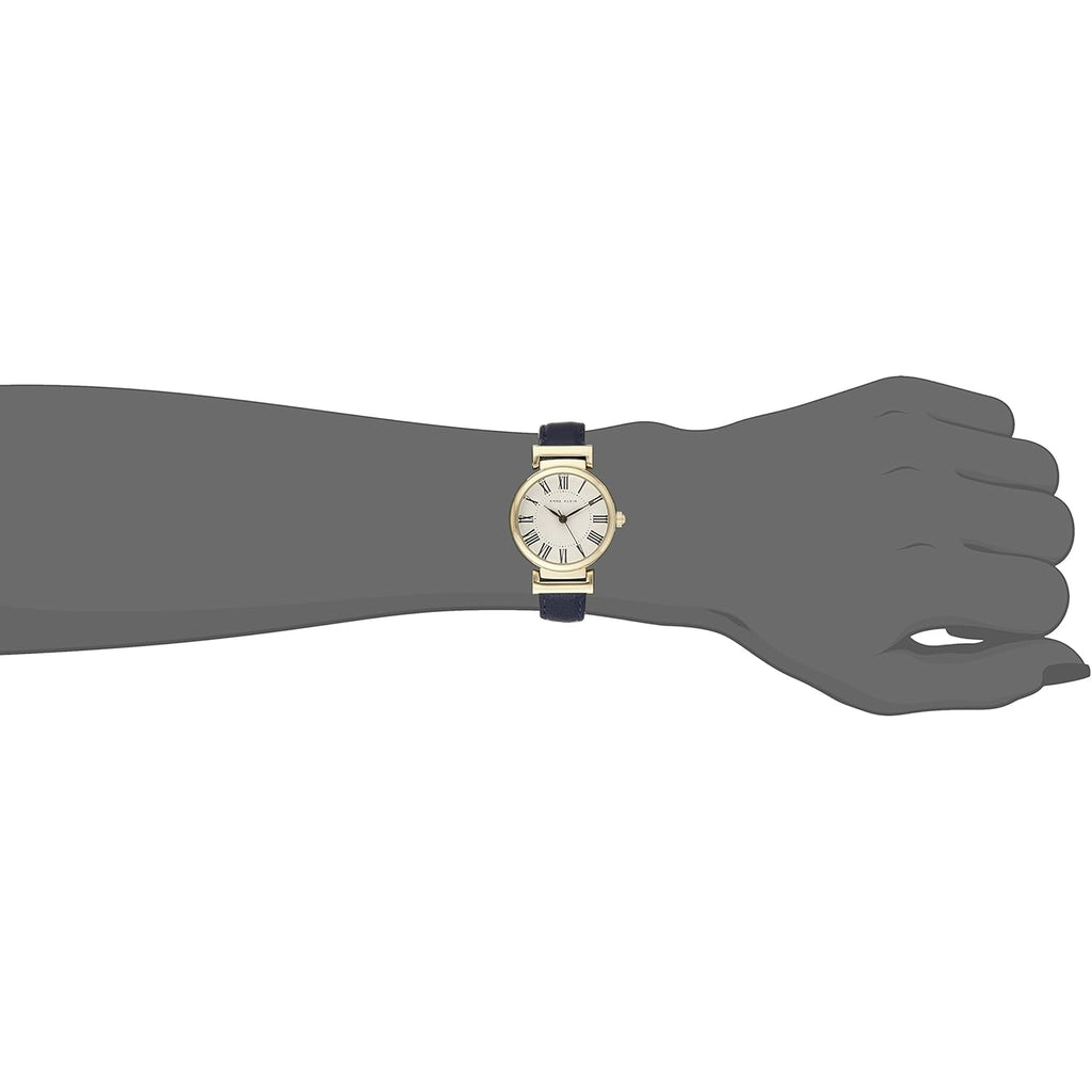 Anne Klein Women's Leather Strap Watch